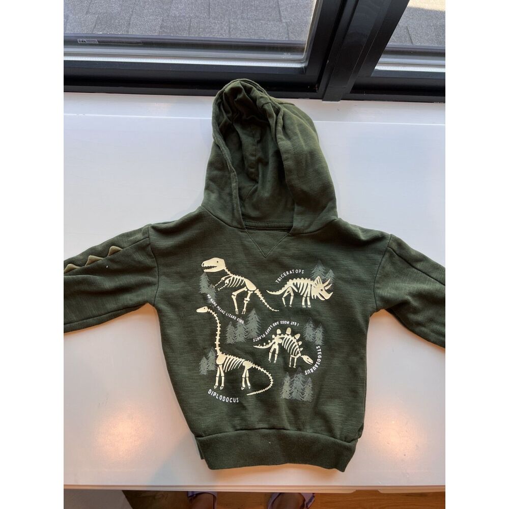 Toddler Boys Size 18-24 Months Green Dinosaur Set